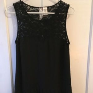 Black mid length cocktail dress